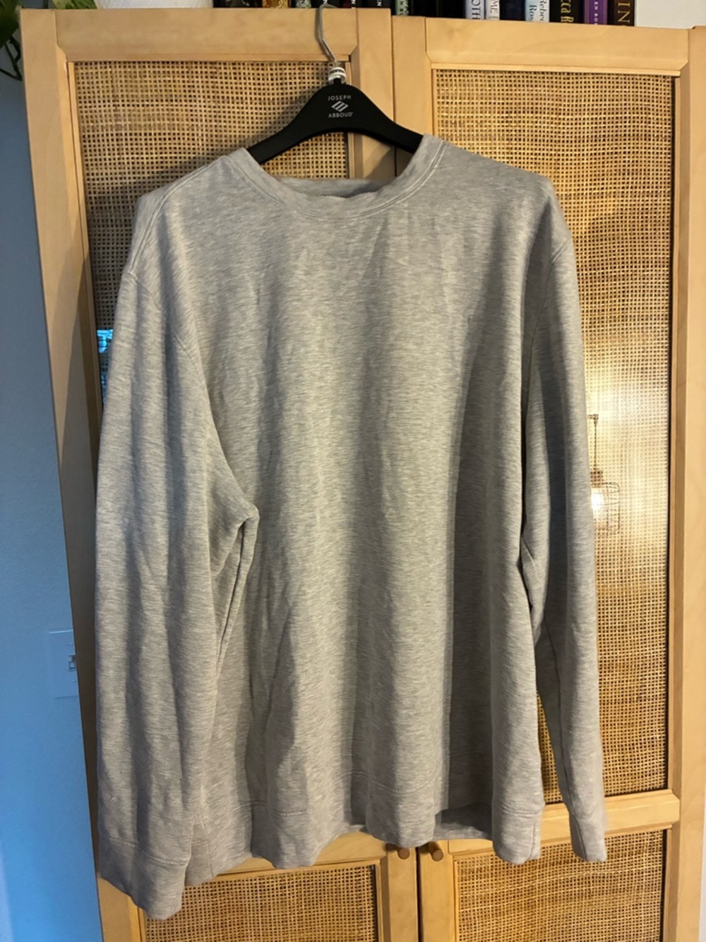 Quince Light Heather Gray Crewneck Sweatshirt